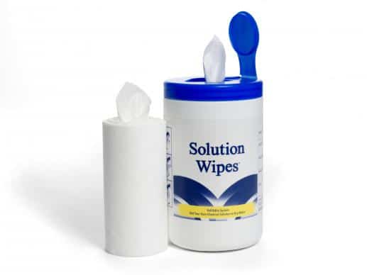 wet wipe solution