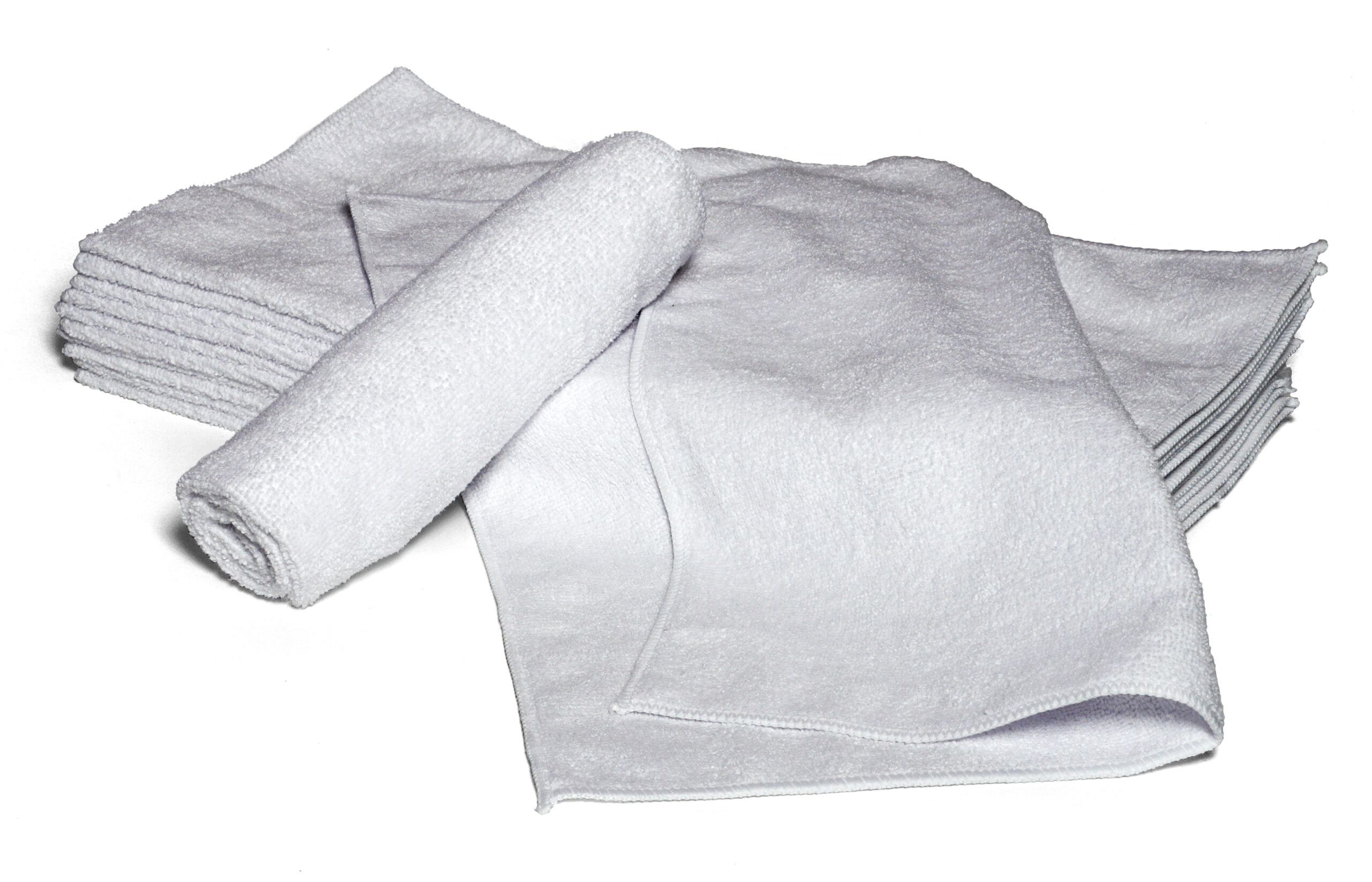 Cotton Huck Towels 12x12 New White